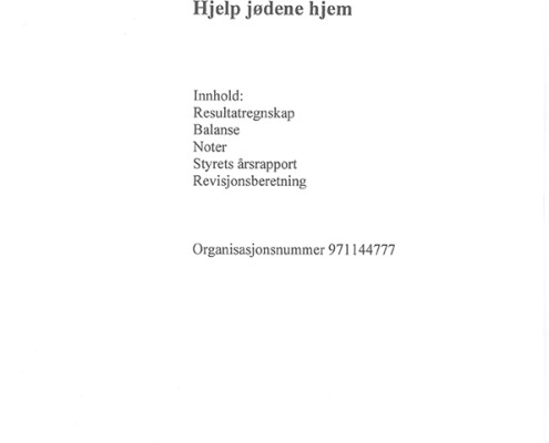 Årsrapport og årsregnskap for 2008